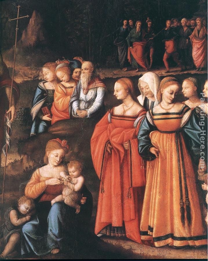 Francesco Ubertini Bacchiacca II The Preaching of Saint John the Baptist (detail)